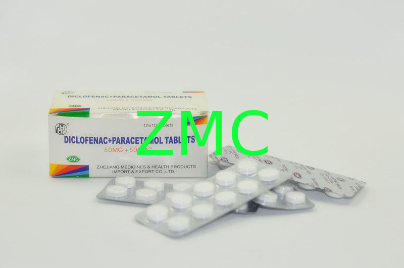 Paracetemol + Diclofenac tab ZMC